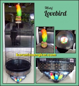 Motif Lovebird